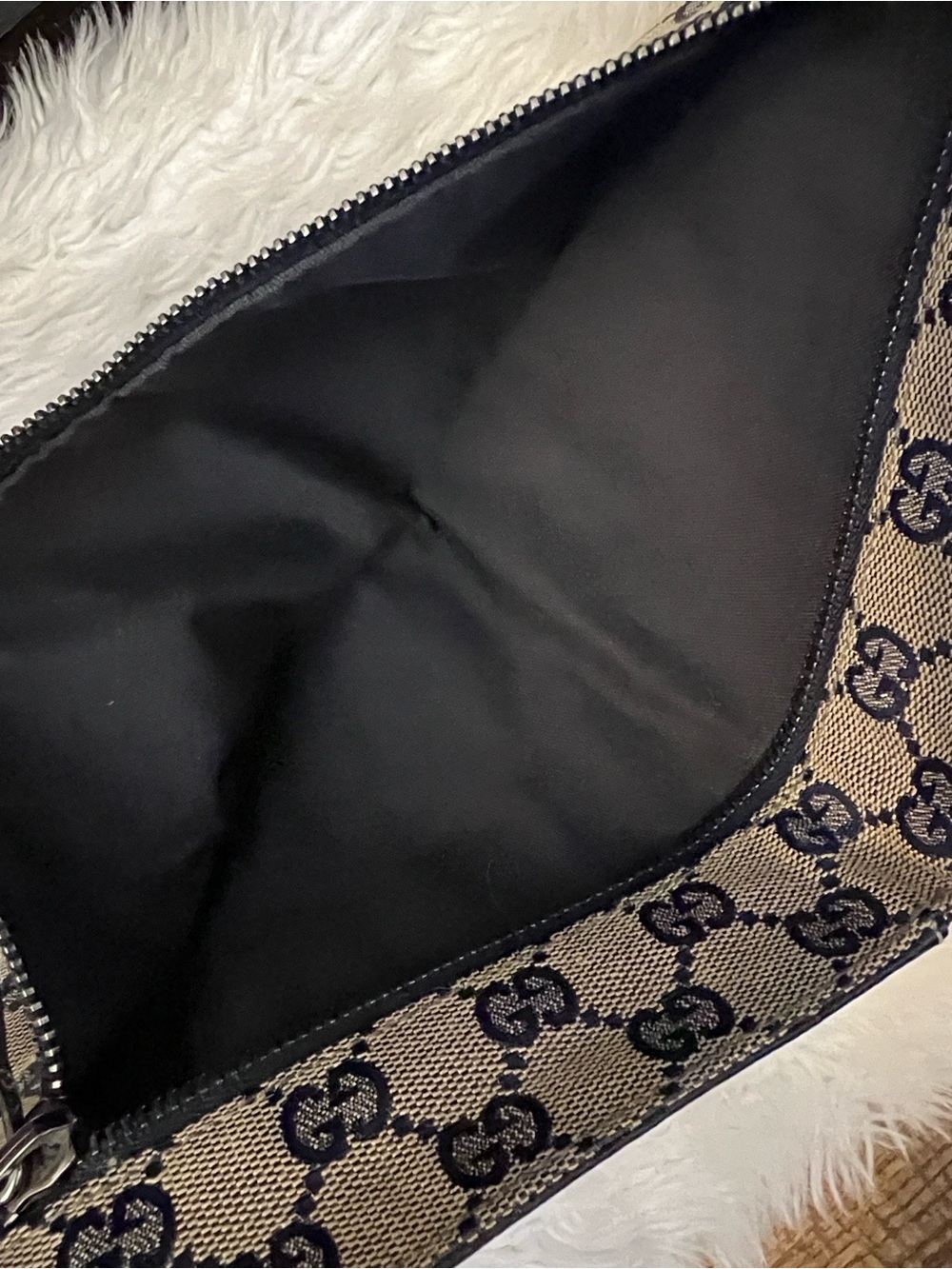 Vintage Gucci GG Canvas Web Double Pocket Belt Bag - Picture 9 of 11